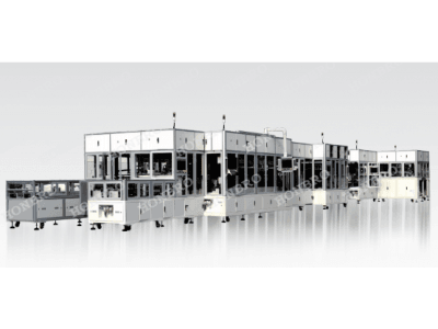 鴻寶科技 全自動鋁殼動力電池超聲波、激光焊接組裝線