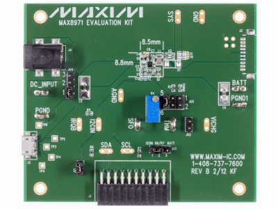 美信 電池管理開發板 MAX8971EVKIT