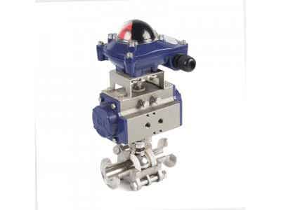 弗雷西 氣動卡箍球閥 衛(wèi)生級球閥