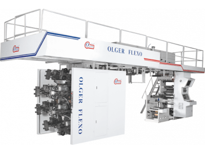 歐格 OG400-CI8D 窄幅衛星式柔版印刷機