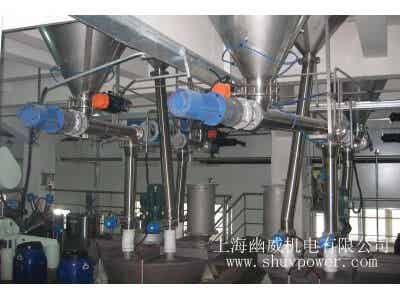 幽威電池粉料稱重計量配料系統